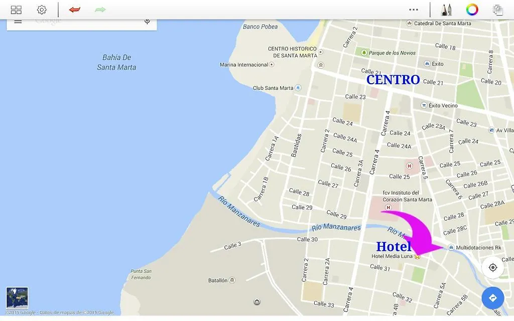 **  Hotel Media Luna Санта-Марта Колумбия